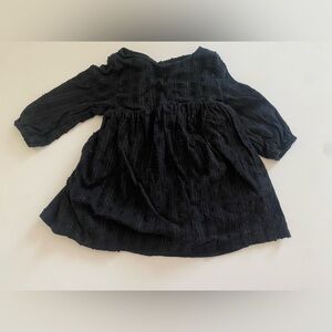 Black Baby Dress with silver sparkle detailing Old Navy 3-6M